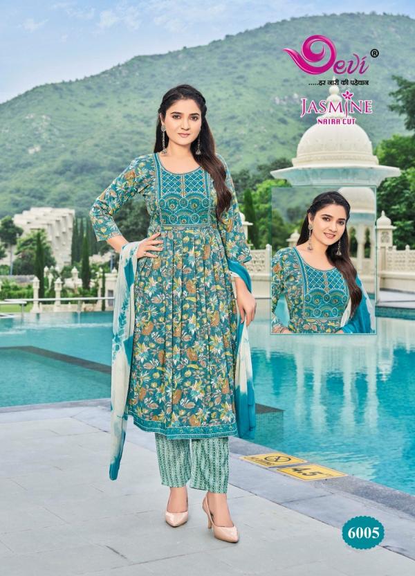 Devi Jasmine Vol 6 Rayon Capsule Printed Kurti Bottom With Dupatta